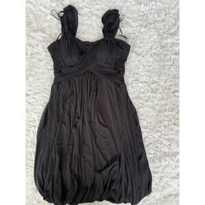 Signature By Sangria Women’s Sz. 12 Classic Black Formal Dress. Exc. Cond